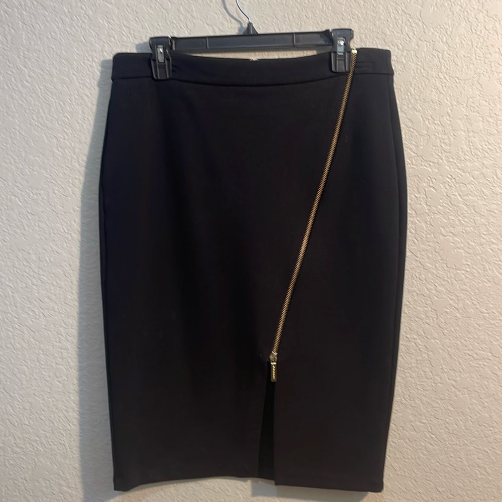 Michael Kors black stretch skirt size 10